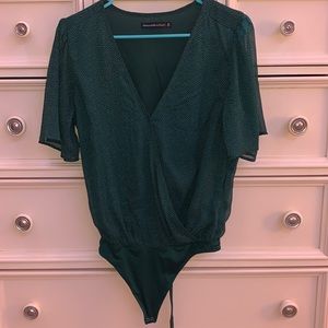 Polka Dot Short Sleeve Body Suit